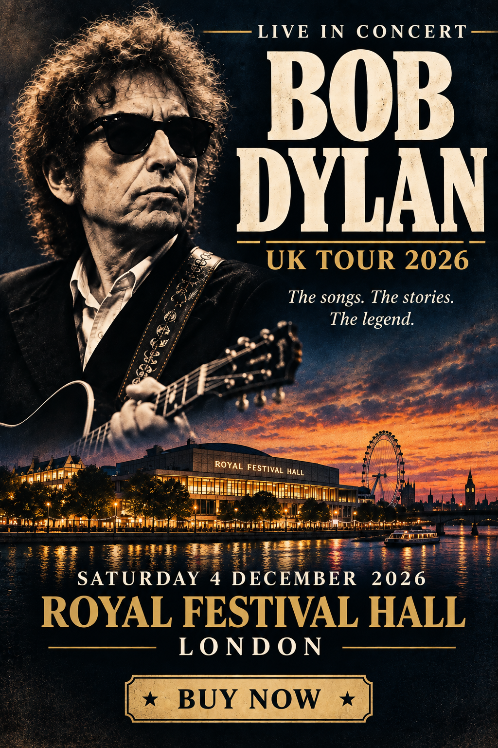 Bob Dylan — 4 December 2026 — Royal Festival Hall London