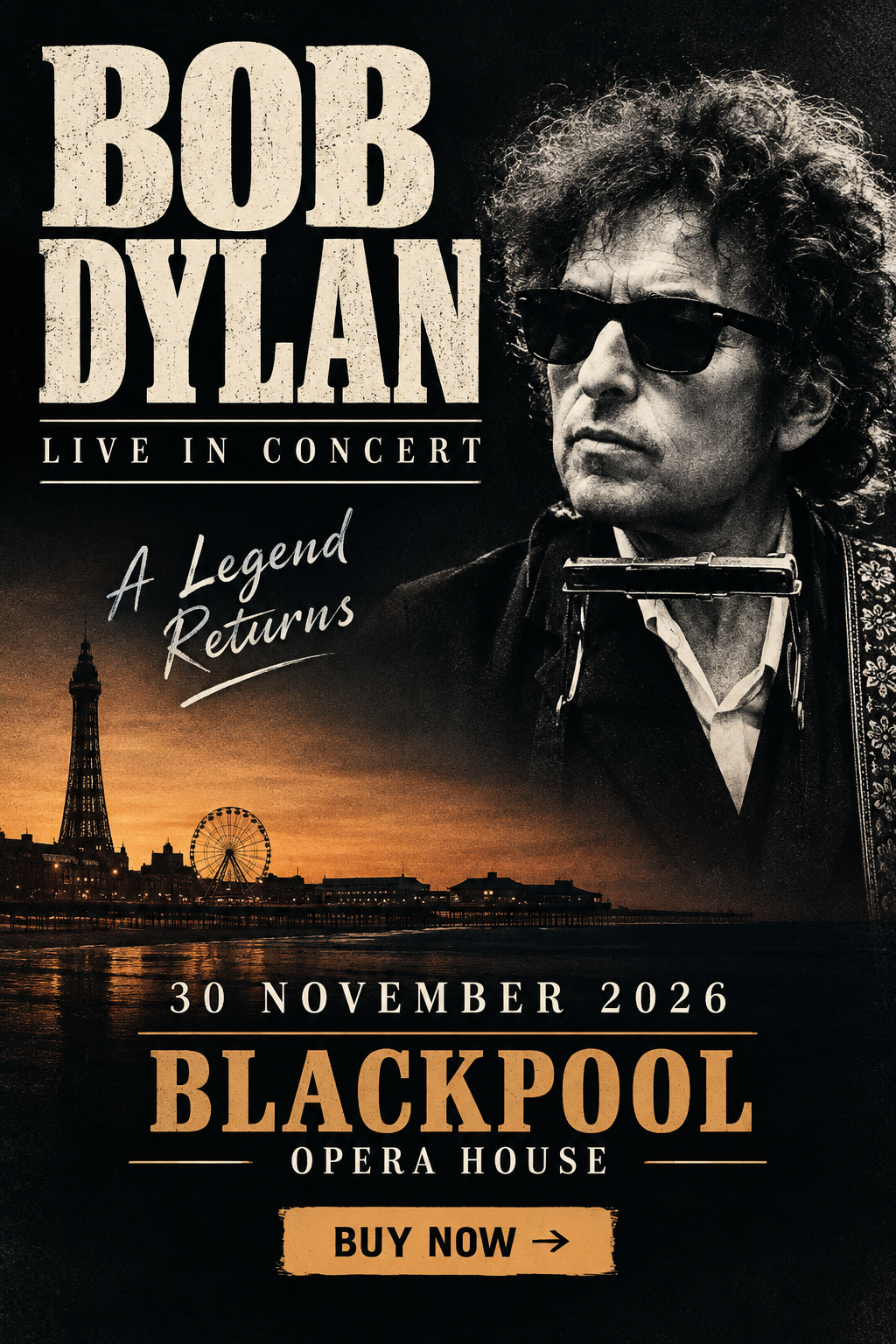 Bob Dylan – 30 November 2026 – Blackpool Opera House