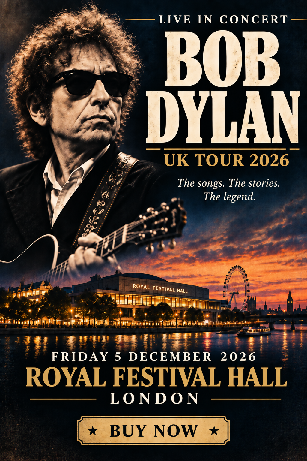Bob Dylan — 5 December 2026 — Royal Festival Hall London