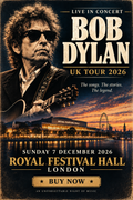 Bob Dylan — 7 December 2026 — Royal Festival Hall London