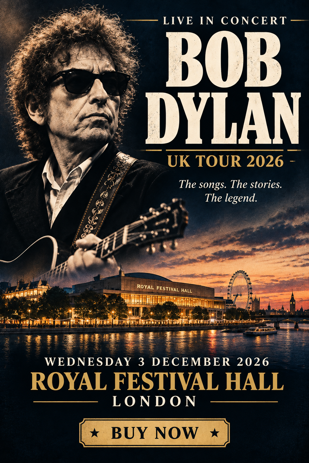 Bob Dylan — 3 December 2026 — Royal Festival Hall London